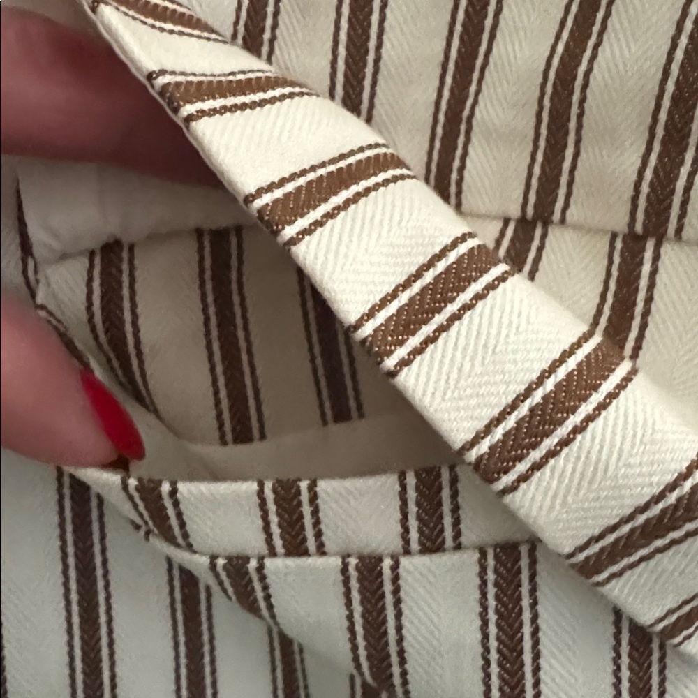 GALITA 🔥 2 Pc Flattering Stripes Stunning Tie Back Pant Suit  Boutique Size Med - Picture 7 of 12